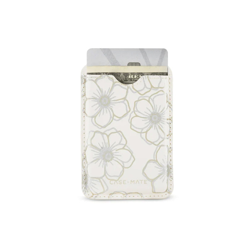 Case-Mate Magnetischer Kartenhalter MagSafe – Magnetische Geldbörse (Floral Gems)
