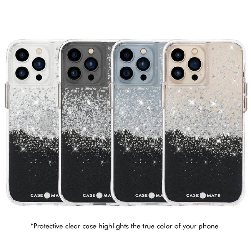 Case-Mate Karat - Hülle für iPhone 13 Pro verziert mit Onyx (Onyx)