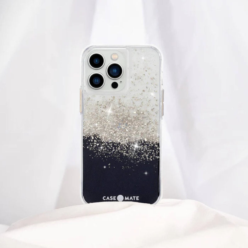 Case-Mate Karat - Hülle für iPhone 13 Pro verziert mit Onyx (Onyx)