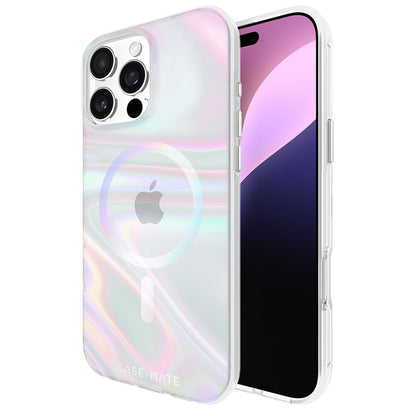 Case-Mate Soap Bubble MagSafe - Hülle für iPhone 16 Pro Max (Schillernd)
