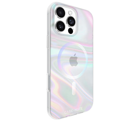 Case-Mate Soap Bubble MagSafe - Hülle für iPhone 16 Pro Max (Schillernd)