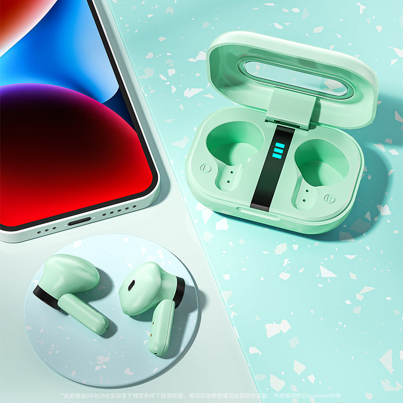 WEKOME VA06 Vanguard Series - Bluetooth V5.2 TWS wireless headphones with charging case (White)