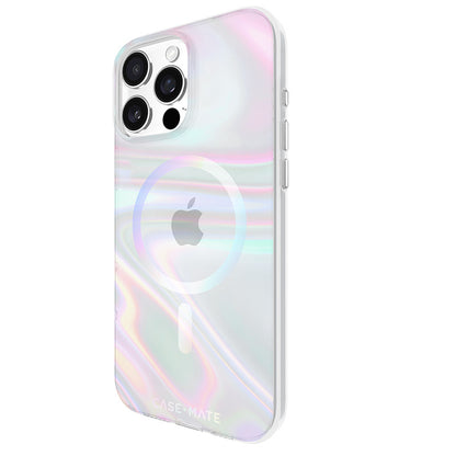 Case-Mate Soap Bubble MagSafe - Hülle für iPhone 16 Pro Max (Schillernd)