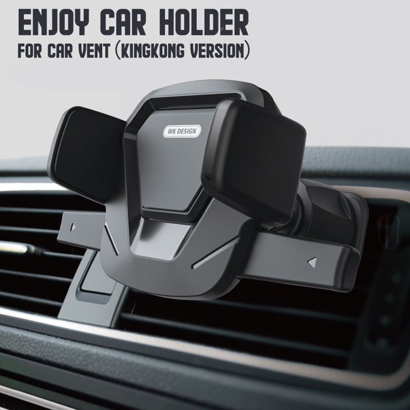 WEKOME WP-U82 King Kong Series - Mechanical car holder for phones 4.7"- 6.5" (Black)