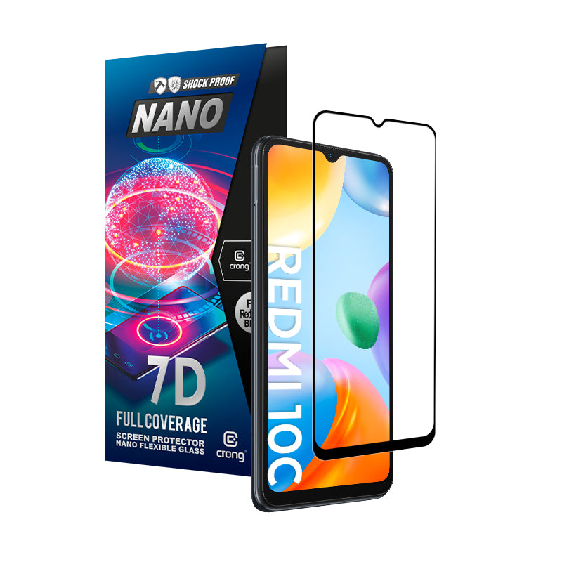 Crong 7D Nano Flexible Glass – Hybrid-Displayschutz mit vollständiger Abdeckung 9H Samsung Galaxy M13