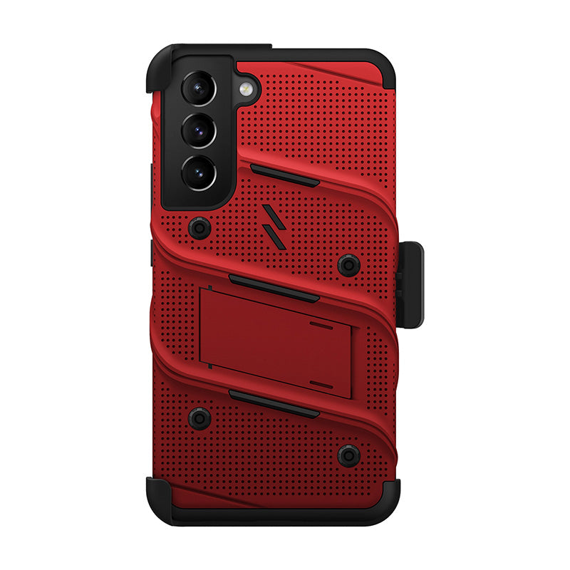 ZIZO BOLT Bundle Samsung Galaxy S22+ Hülle – Rot & Schwarz