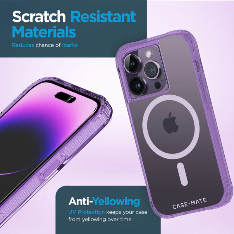 Case-Mate Tough Plus MagSafe - Hülle iPhone 14 Pro (La Lavender)