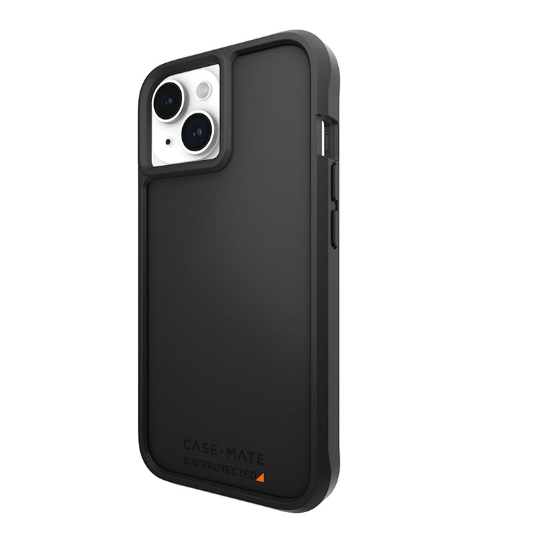 Case-Mate Ultra Tough Plus D3O MagSafe - Hülle für iPhone 15 / iPhone 14 / iPhone 13 (Schwarz)
