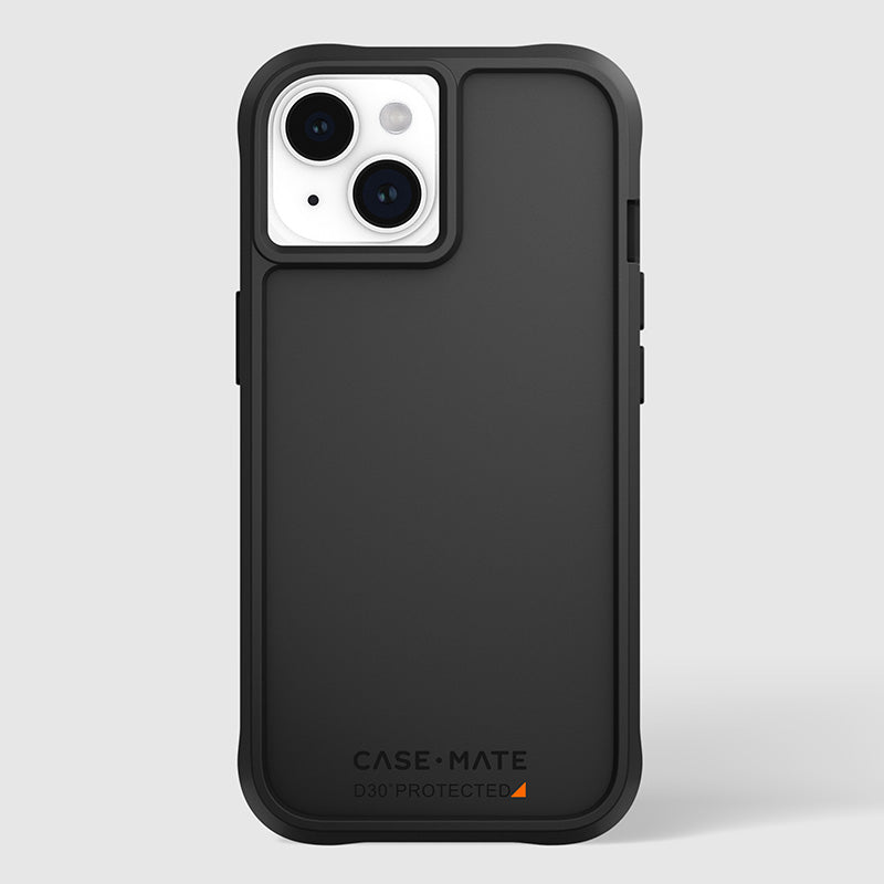 Case-Mate Ultra Tough Plus D3O MagSafe - Hülle für iPhone 15 / iPhone 14 / iPhone 13 (Schwarz)