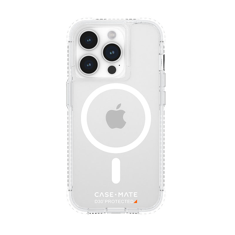 Case-Mate Ultra Tough plus D3O MagSafe - iPhone 15 Pro Hülle (Klar)
