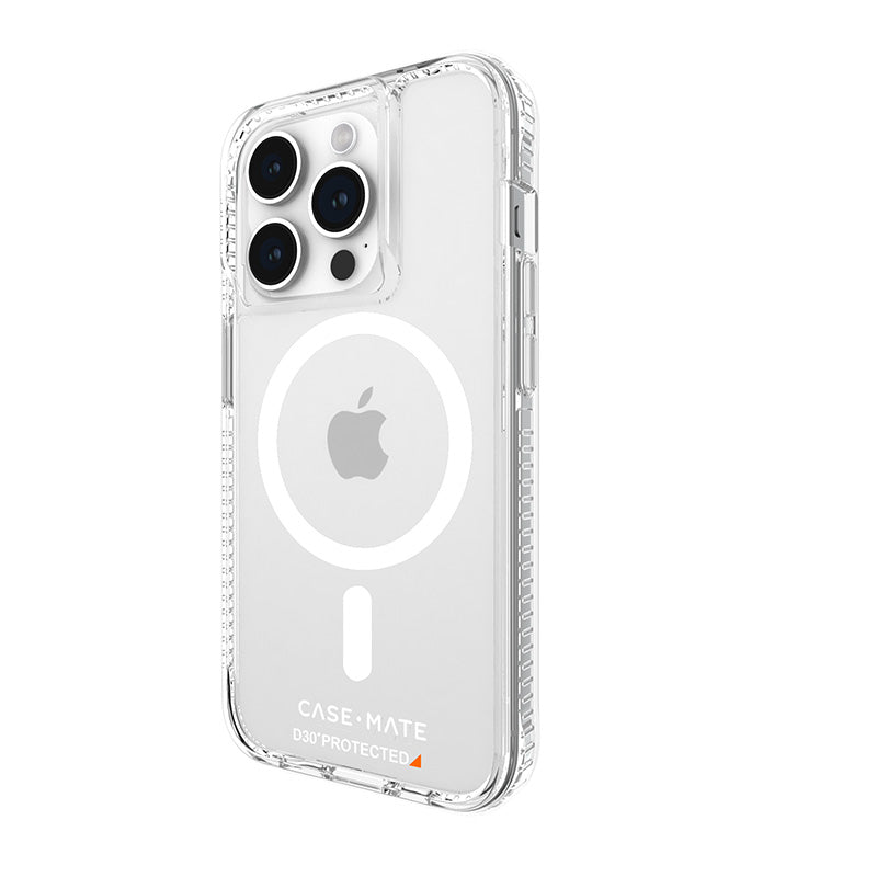 Case-Mate Ultra Tough plus D3O MagSafe - iPhone 15 Pro Hülle (Klar)