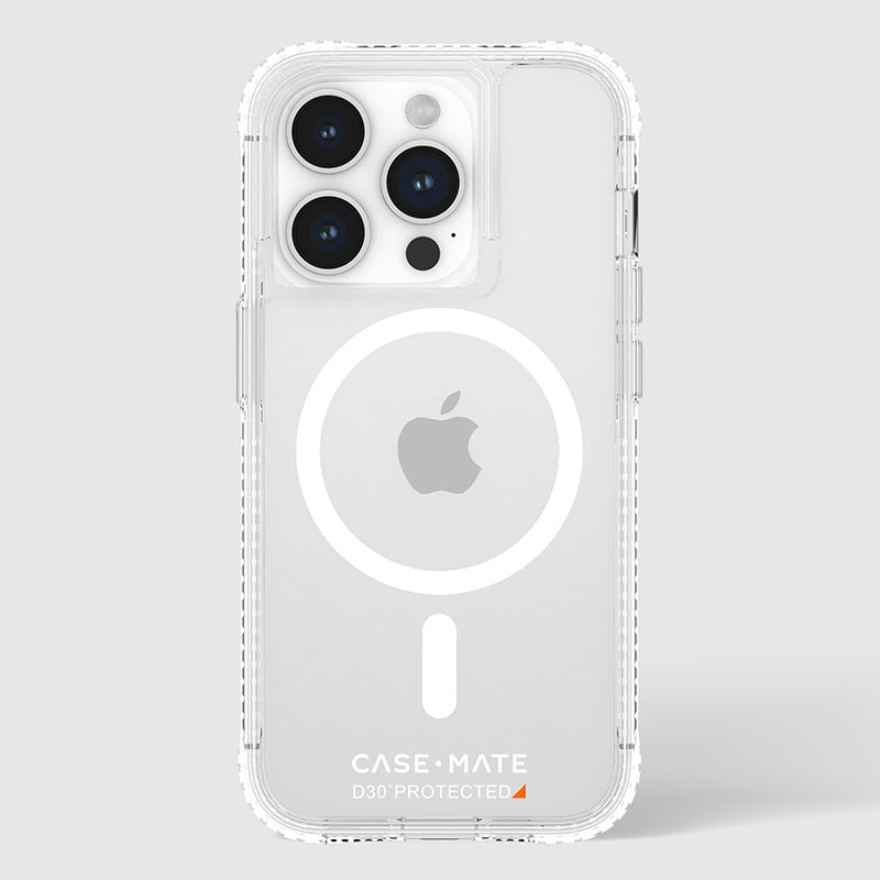 Case-Mate Ultra Tough plus D3O MagSafe - iPhone 15 Pro Hülle (Klar)