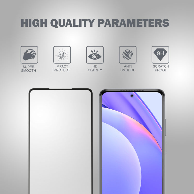 Crong 3D Armor Glass - Tempered glass Full 9H Glue on the screen Xiaomi Mi 10T Lite