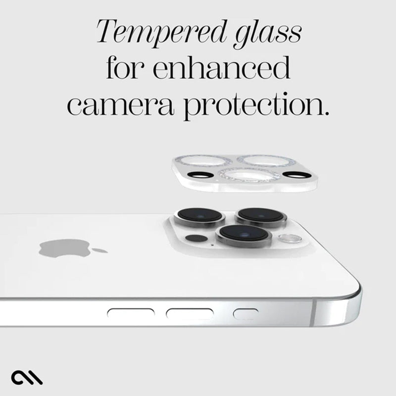 Case-Mate Sparkle Lens Protector – Schutzglas für iPhone 15 Pro / iPhone 15 Pro Max Kamera (Twinkle)