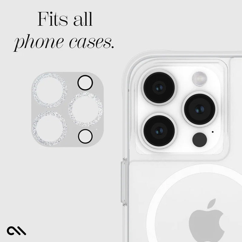 Case-Mate Sparkle Lens Protector – Schutzglas für iPhone 15 Pro / iPhone 15 Pro Max Kamera (Twinkle)