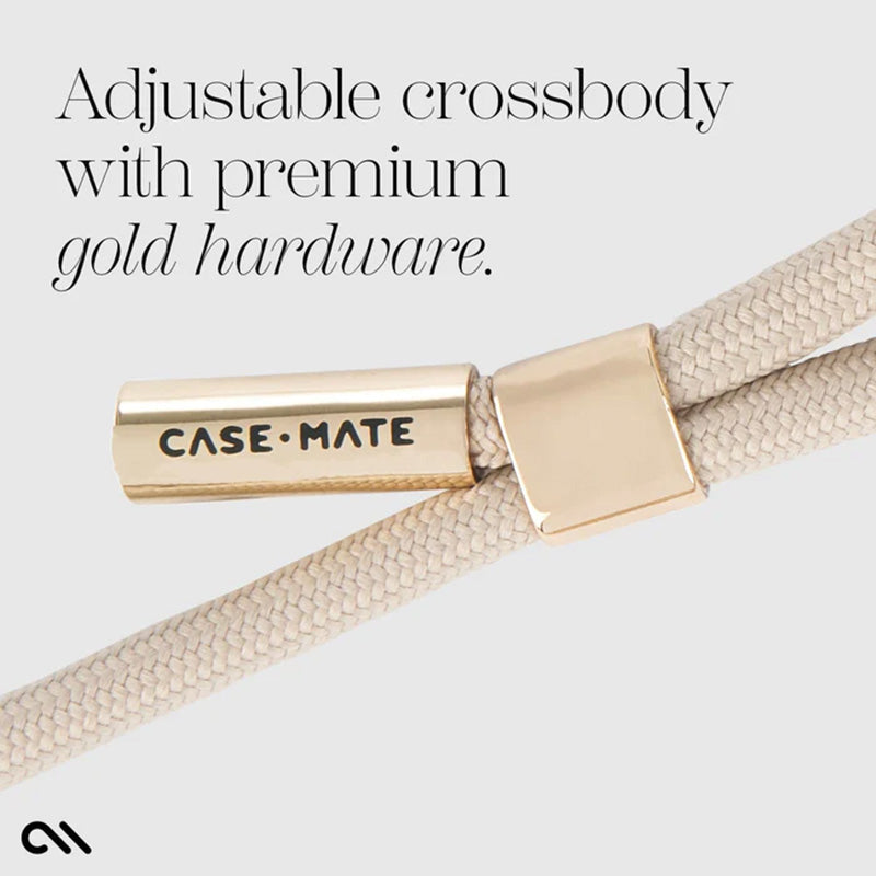 Case-Mate Phone Crossbody Rope – Schultergurt für Telefon (Beige)