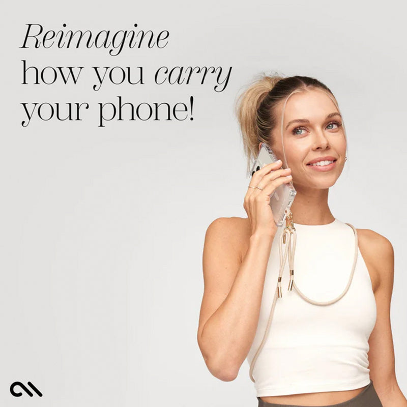Case-Mate Phone Crossbody Rope – Schultergurt für Telefon (Beige)