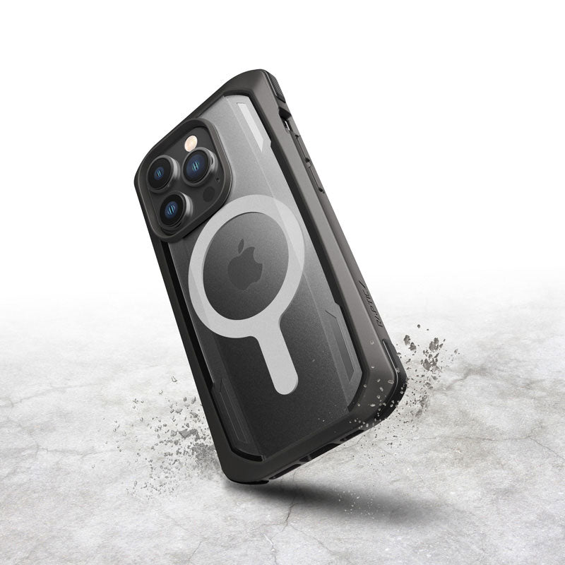 X-Doria Raptic Secure MagSafe - Biodegradable case for iPhone 14 Pro Max (Drop-Tested 4m) (Black)