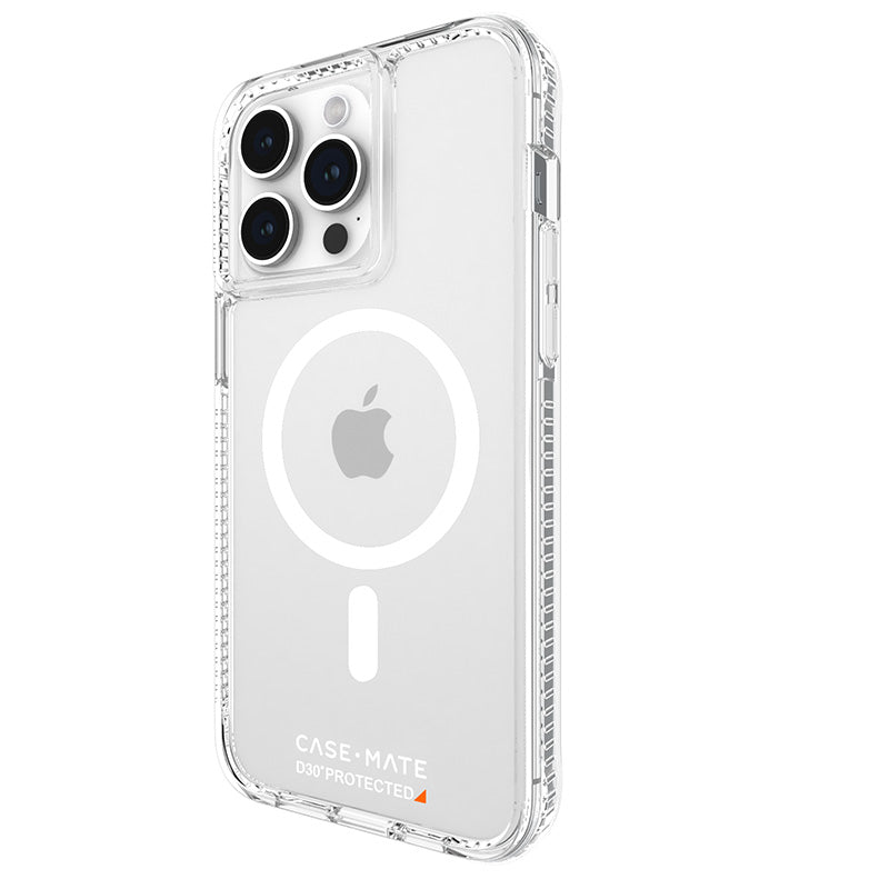 Case-Mate Ultra Tough plus D3O MagSafe - iPhone 15 Pro Max Hülle (Klar)