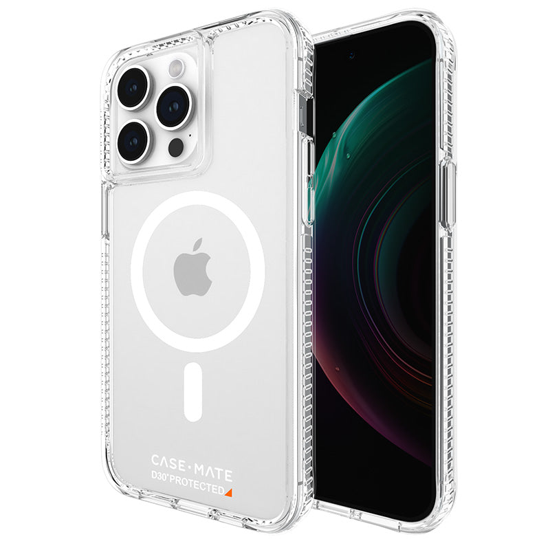 Case-Mate Ultra Tough plus D3O MagSafe - iPhone 15 Pro Max Hülle (Klar)