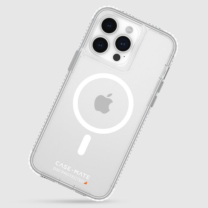 Case-Mate Ultra Tough plus D3O MagSafe - iPhone 15 Pro Max Hülle (Klar)