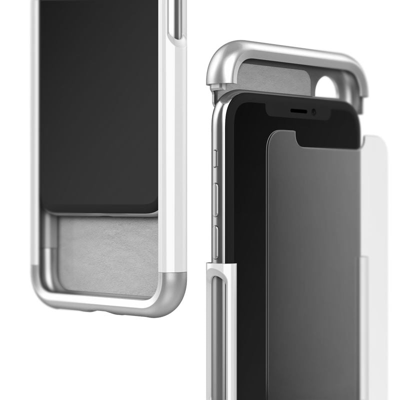 Caseology Savoy Hülle für iPhone Xs / X (Weiß)