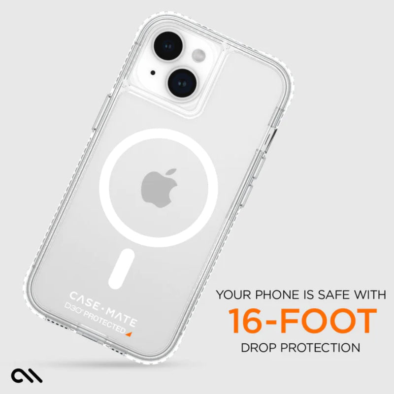 Case-Mate Ultra Tough plus D3O MagSafe - iPhone 15 Plus Hülle (Klar)