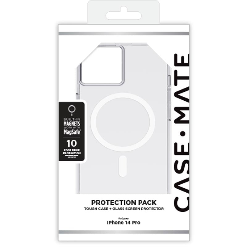 Case-Mate Tough Clear MagSafe - Hülle für iPhone 14 Pro (Klar)