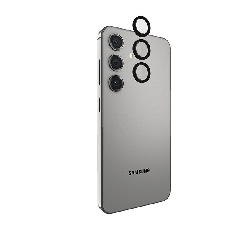 Case-Mate Aluminum Ring Lens Protector - Schutzglas für das Kameraobjektiv des Samsung Galaxy S24 (Schwarz)