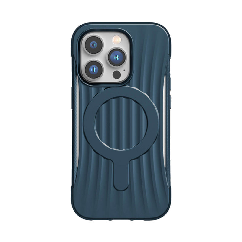 X-Doria Raptic Clutch MagSafe - Biodegradable case for iPhone 14 Pro (Drop-Tested 3m) (Marine Blue)
