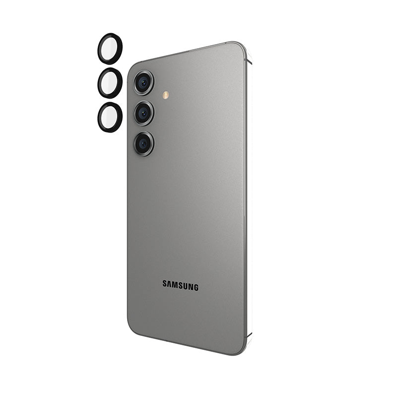 Case-Mate Aluminum Ring Lens Protector - Schutzglas für das Kameraobjektiv des Samsung Galaxy S24 (Schwarz)