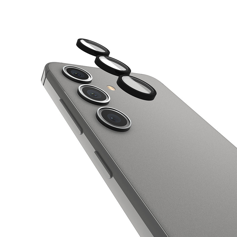 Case-Mate Aluminum Ring Lens Protector - Schutzglas für das Kameraobjektiv des Samsung Galaxy S24 (Schwarz)