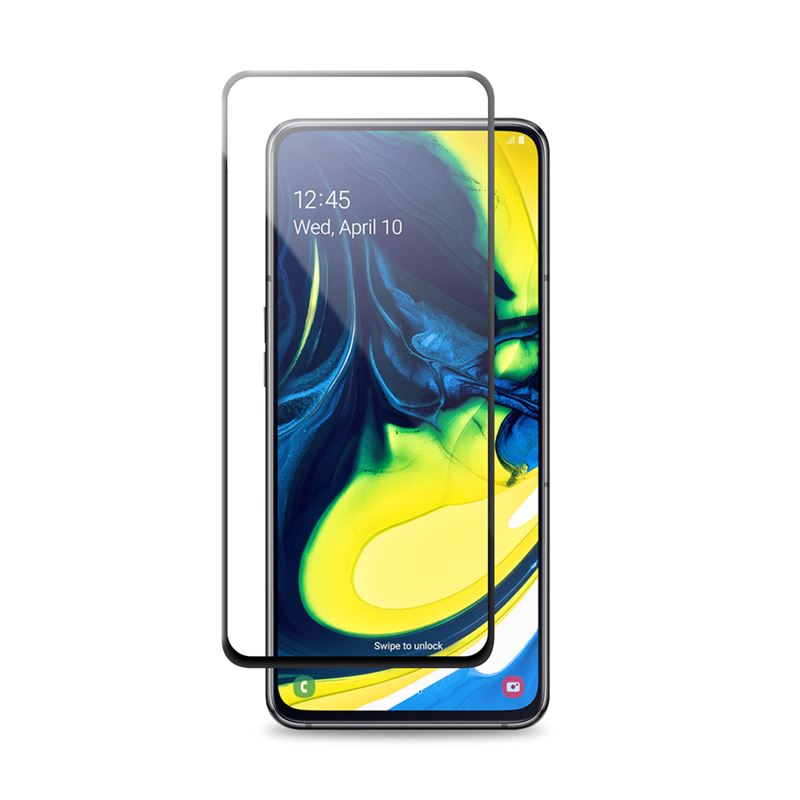 Crong 7D Nano Flexible Glass – Hybrid-Displayschutz mit vollständiger Abdeckung 9H Samsung Galaxy A80 / A90