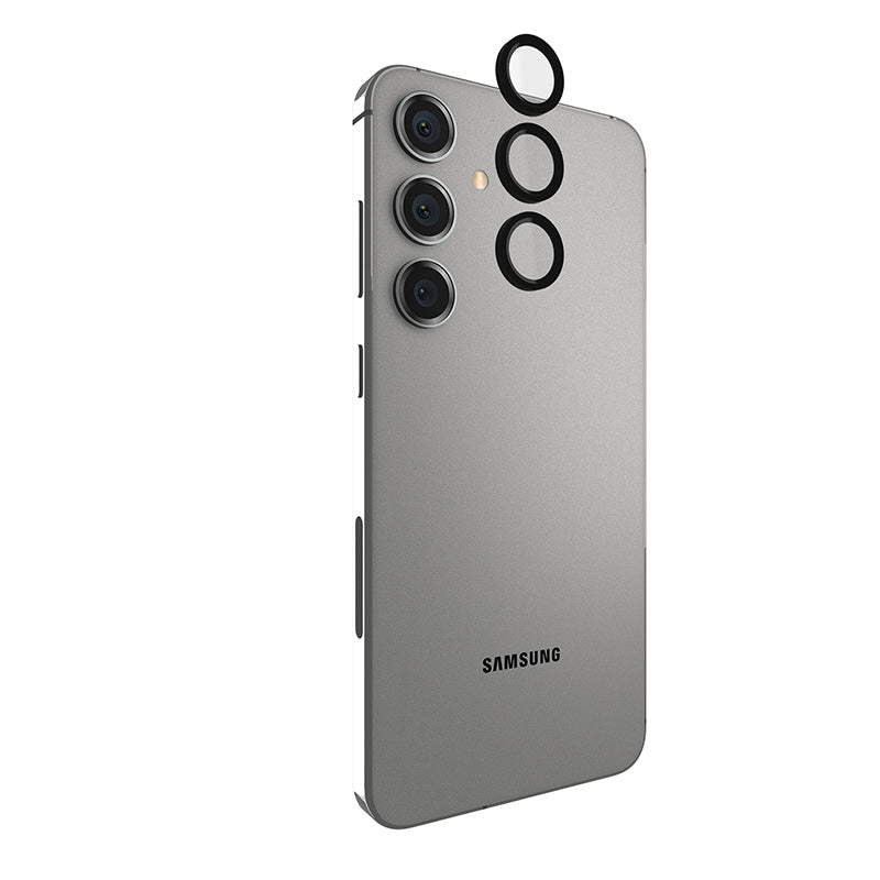 Case-Mate Aluminium Ring Lens Protector – Schutzglas für das Kameraobjektiv des Samsung Galaxy S24+ (Schwarz)