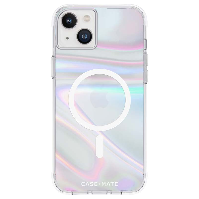 Case-Mate Soap Bubble MagSafe - Hülle für iPhone 14 Plus (Irisierend)