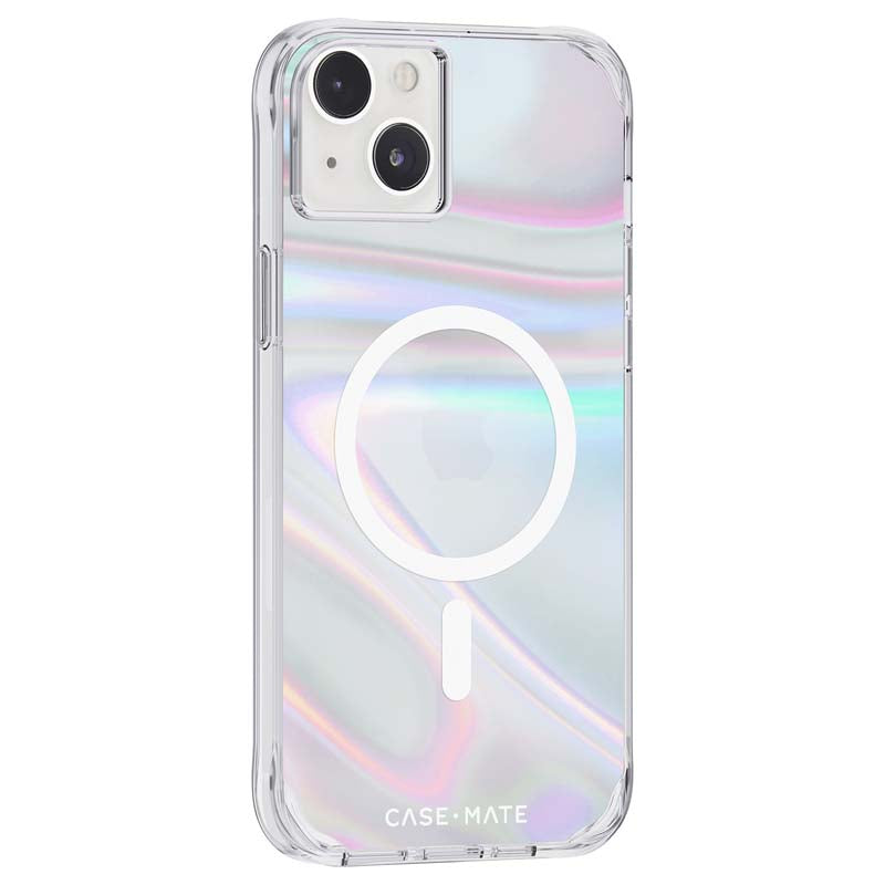 Case-Mate Soap Bubble MagSafe - Hülle für iPhone 14 Plus (Irisierend)