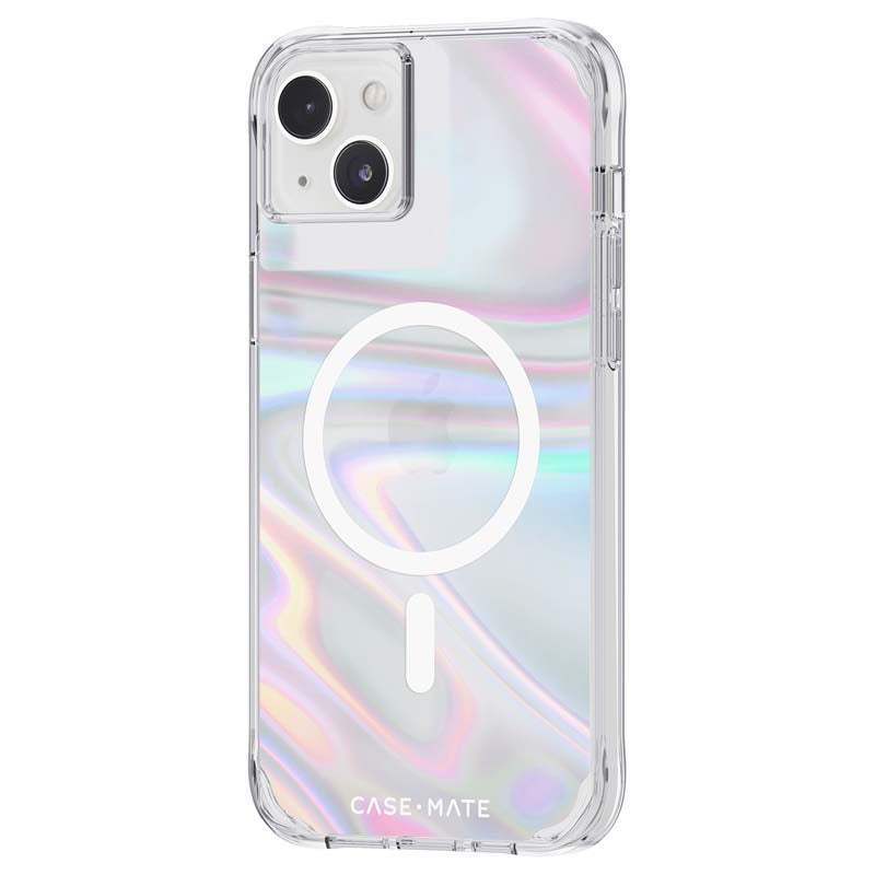 Case-Mate Soap Bubble MagSafe - Hülle für iPhone 14 Plus (Irisierend)