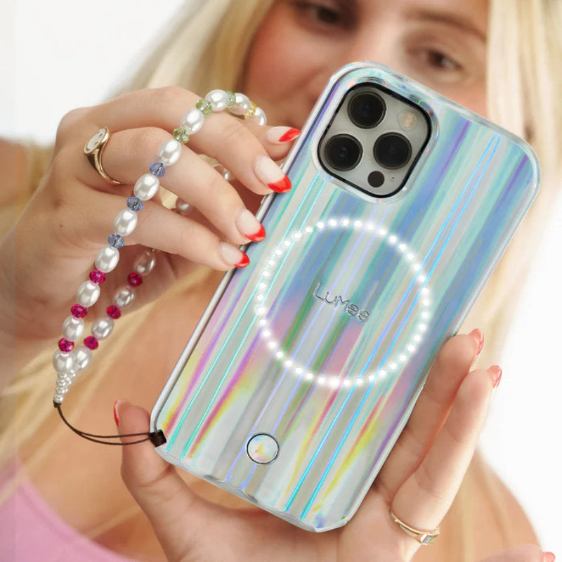 Case-Mate Universal Beaded Phone Wristlet – Universelles Telefonband (Jelly Bean Pearl)