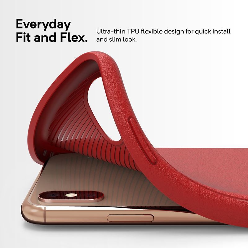 Caseology Vault Case für iPhone Xs Max (Rot)