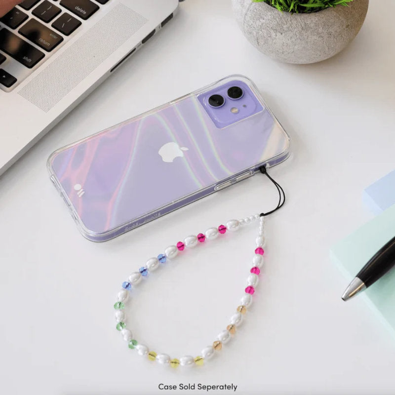 Case-Mate Universal Beaded Phone Wristlet – Universelles Telefonband (Jelly Bean Pearl)