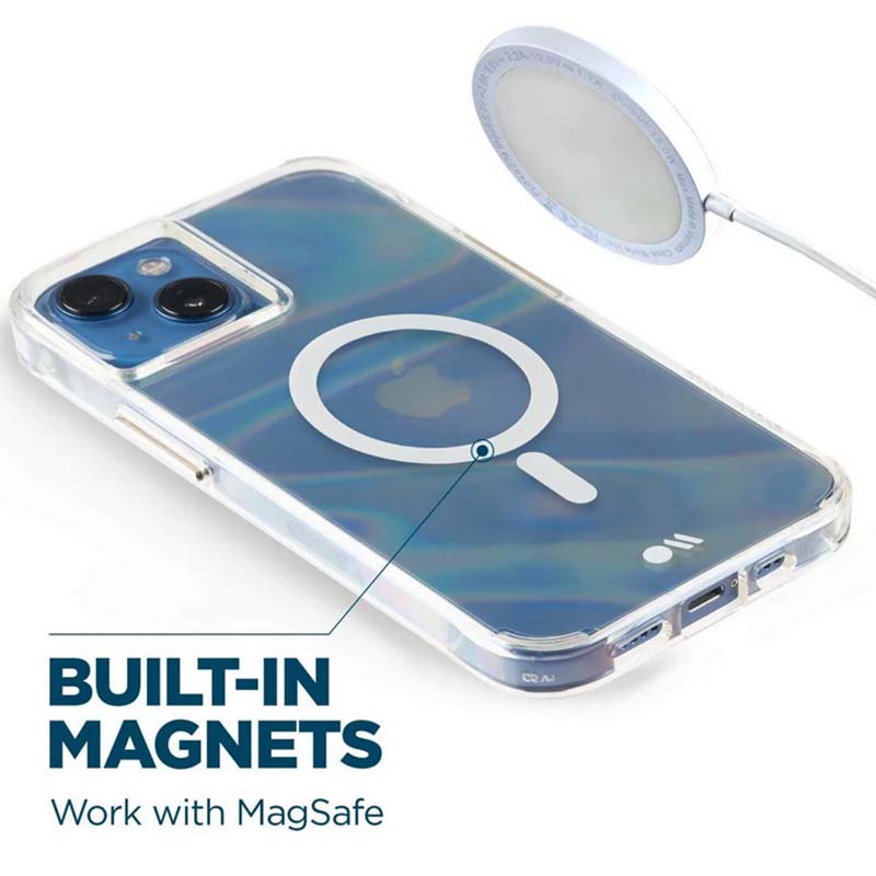 Case-Mate Soap Bubble MagSafe - Hülle für iPhone 14 Plus (Irisierend)