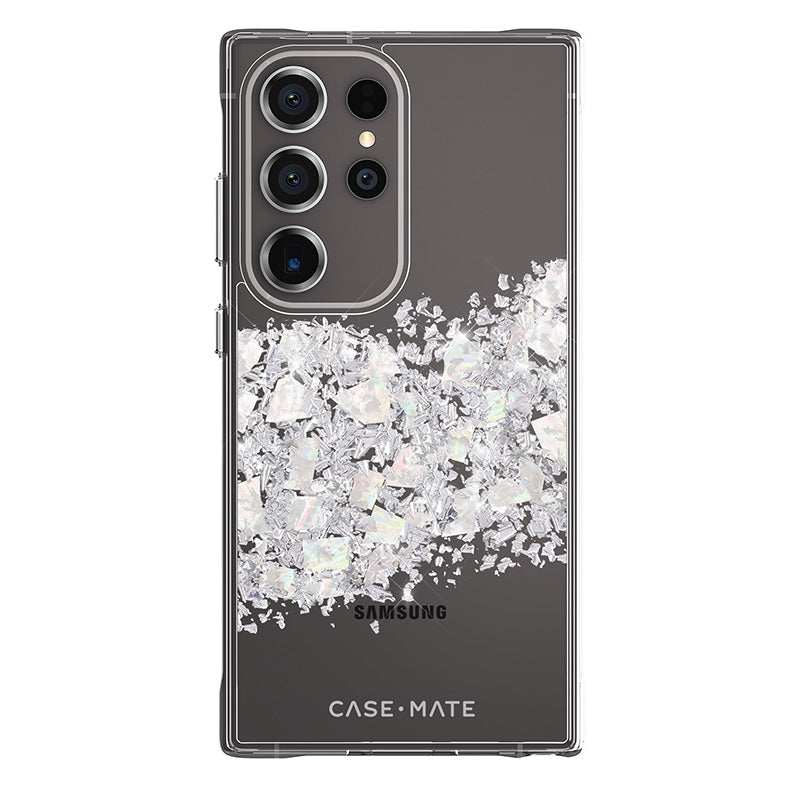 Case-Mate Karat - Samsung Galaxy S24 Ultra Hülle verziert mit Perlmutt (A Touch of Pearl)