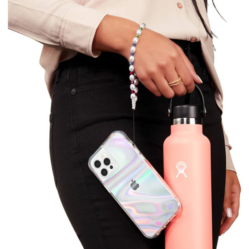 Case-Mate Universal Beaded Phone Wristlet – Universelles Telefonband (Jelly Bean Pearl)
