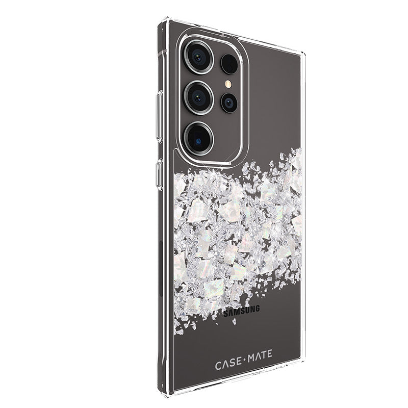 Case-Mate Karat - Samsung Galaxy S24 Ultra Hülle verziert mit Perlmutt (A Touch of Pearl)