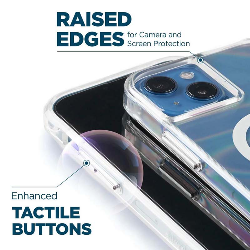 Case-Mate Soap Bubble MagSafe - Hülle für iPhone 14 Plus (Irisierend)