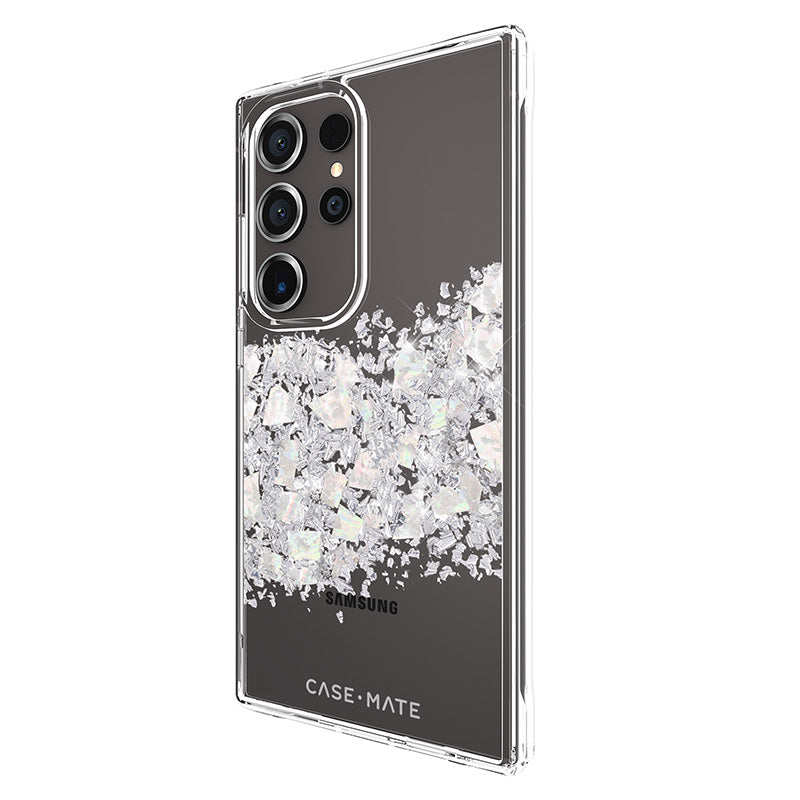 Case-Mate Karat - Samsung Galaxy S24 Ultra Hülle verziert mit Perlmutt (A Touch of Pearl)