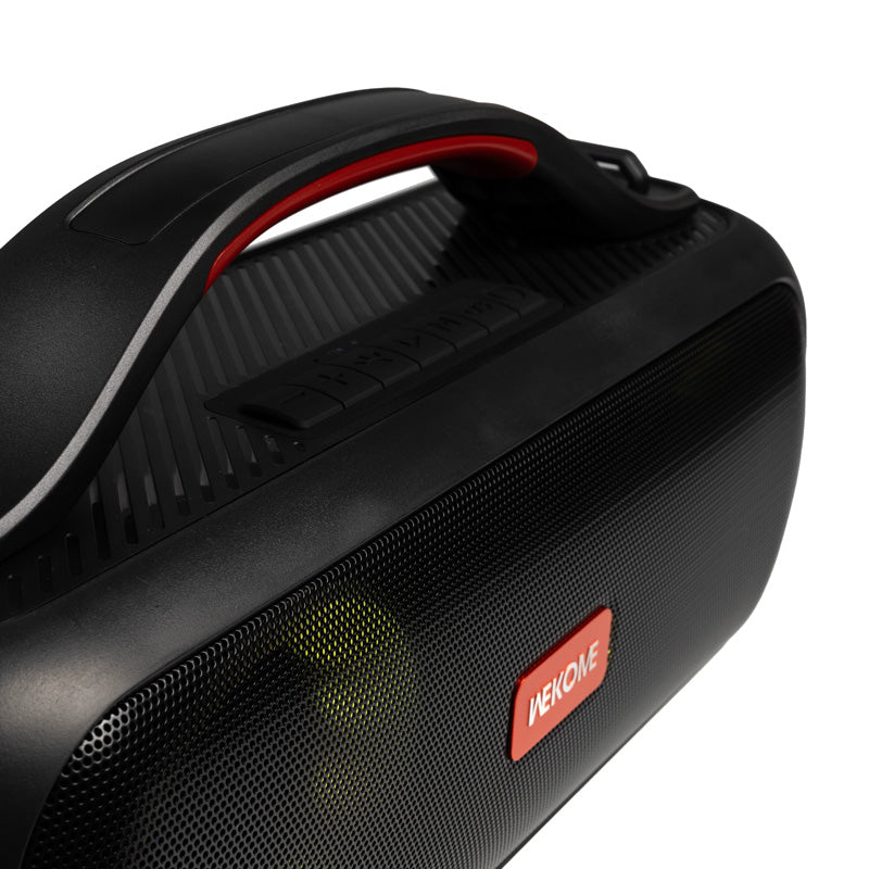 WEKOME D38 Yinla Series - V5.0 30W RGB LED Portable Wireless Bluetooth Speaker (Black)