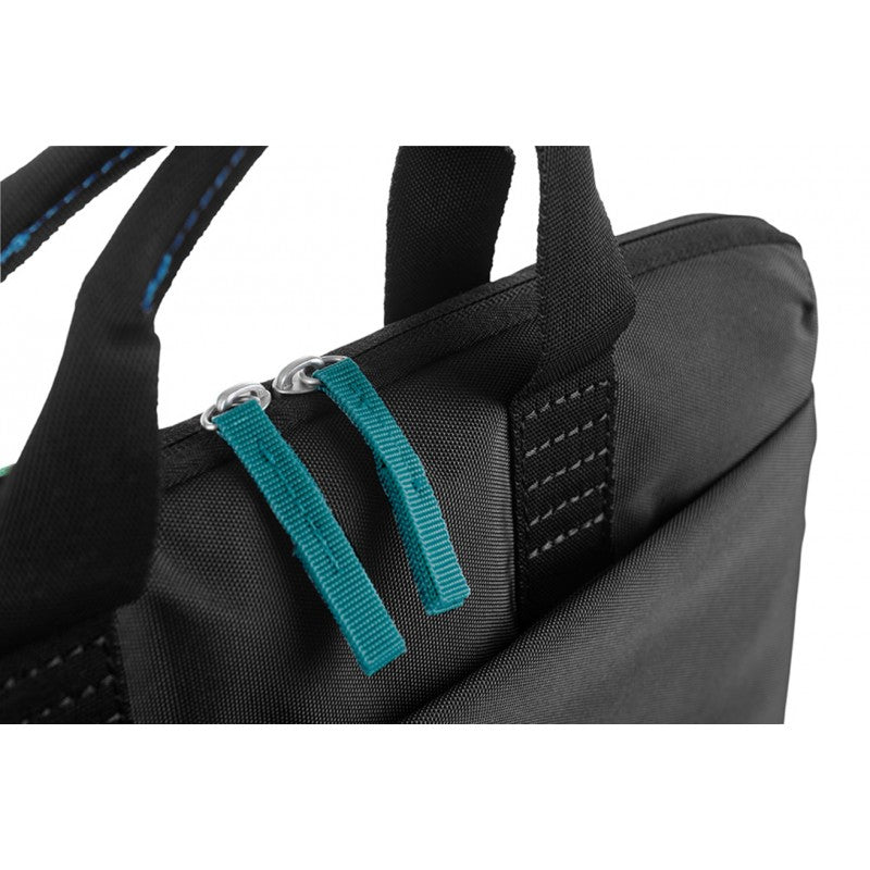 Tucano Smilza Super Slim Bag – Tasche für Tasche für MacBook Air 15 Zoll / Air / Pro 13 Zoll / Notebook 13 Zoll / 14 (Schwarz)