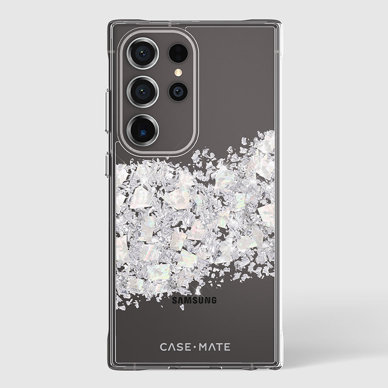 Case-Mate Karat - Samsung Galaxy S24 Ultra Hülle verziert mit Perlmutt (A Touch of Pearl)