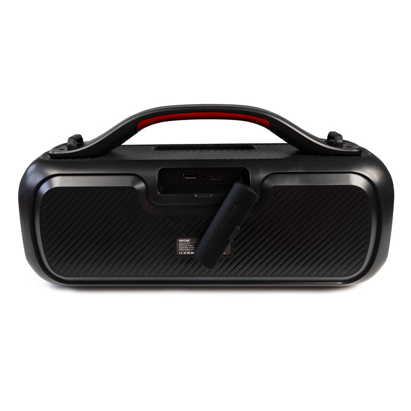 WEKOME D38 Yinla Series - V5.0 30W RGB LED Portable Wireless Bluetooth Speaker (Black)